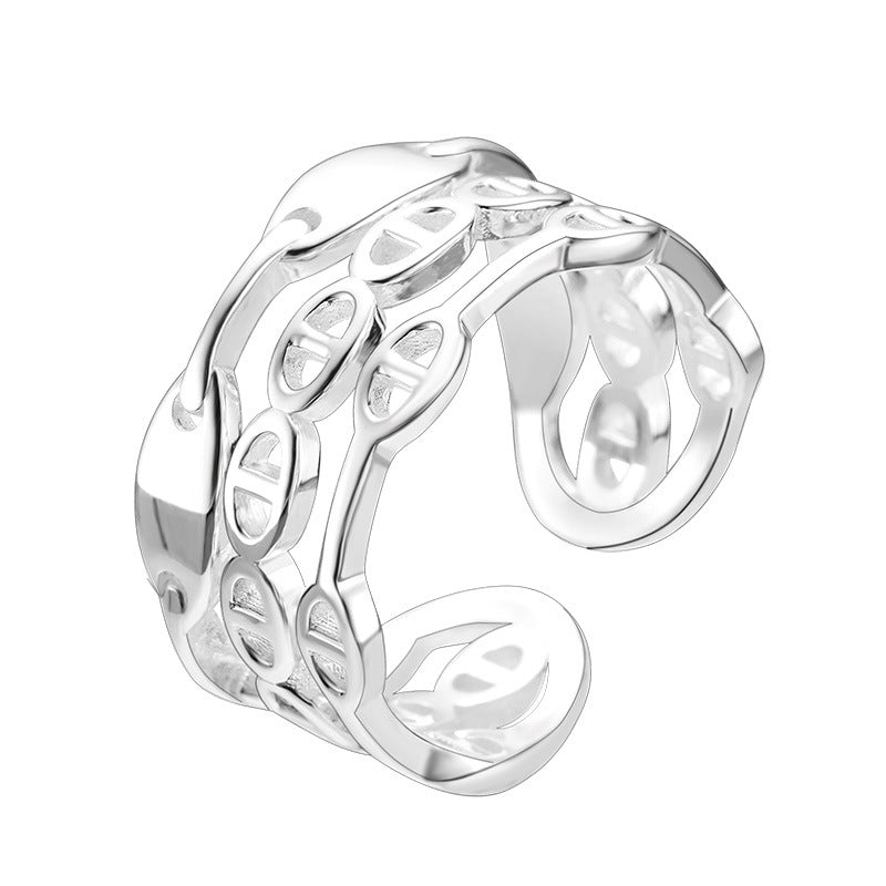 Chunky Minimalist S925 Silver Ring