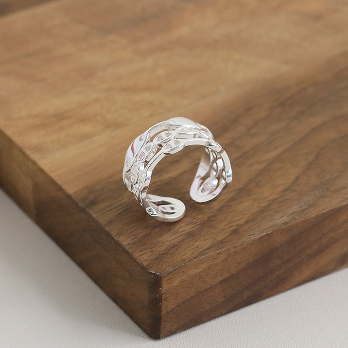 Chunky Minimalist S925 Silver Ring