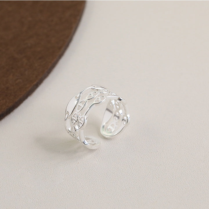 Chunky Minimalist S925 Silver Ring