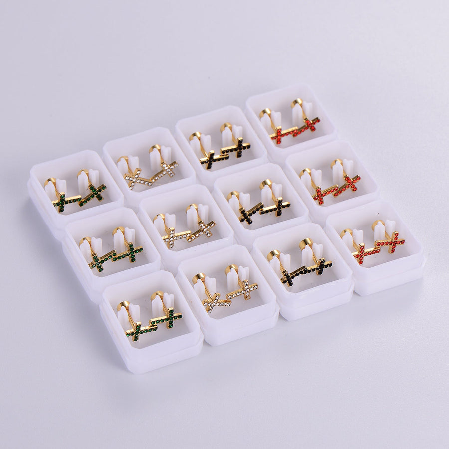 Cartoon Rainbow Stainless Steel Stud Earrings