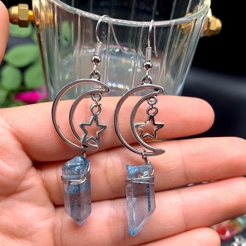Retro Star Moon Alloy Women's Drop Earrings 1 Pair