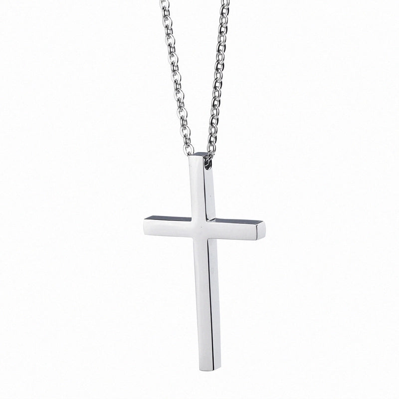 Wholesale Jewelry Cross Pendant Titanium Steel Necklace