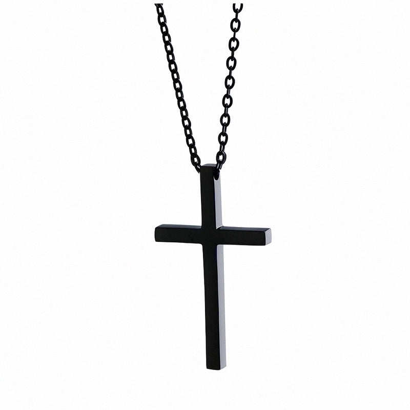 Wholesale Jewelry Cross Pendant Titanium Steel Necklace